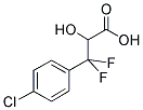 3-(4-CHLORO-PHENYL)-3,3-DIFLUORO-2-HYDROXY-PROPIONIC ACID Struktur