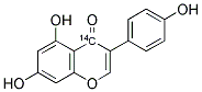 GENISTEIN, [4-14C]- Struktur