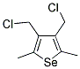 3,4-BIS(CHLOROMETHYL)-2,5-DIMETHYLSELENOPHENE Struktur