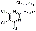 4,5,6-TRICHLORO-2-(2-CHLOROPHENYL)PYRIMIDINE Struktur