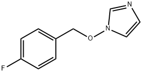 1-[(4-FLUOROBENZYL)OXY]-1H-IMIDAZOLE Struktur