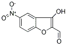 3-HYDROXY-5-NITRO-1-BENZOFURAN-2-CARBALDEHYDE Struktur