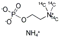 PHOSPHORYL[METHYL-14C]CHOLINE, AMMONIUM SALT Struktur