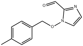 1-[(4-METHYLBENZYL)OXY]-1H-IMIDAZOLE-2-CARBALDEHYDE Struktur