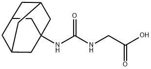 ([(1-ADAMANTYLAMINO)CARBONYL]AMINO)ACETIC ACID Struktur