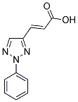 (2E)-3-(2-PHENYL-2H-1,2,3-TRIAZOL-4-YL)ACRYLIC ACID Struktur