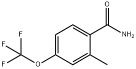 2-METHYL-4-(TRIFLUOROMETHOXY)BENZAMIDE Struktur