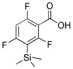 2,4,6-TRIFLUORO-3-(TRIMETHYLSILYL)BENZOIC ACID Struktur