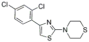 4-[4-(2,4-DICHLOROPHENYL)-1,3-THIAZOL-2-YL]THIOMORPHOLINE Struktur