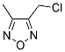 3-CHLOROMETHYL-4-METHYL-FURAZAN Struktur