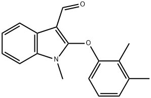 2-(2,3-DIMETHYLPHENOXY)-1-METHYL-1H-INDOLE-3-CARBALDEHYDE Struktur