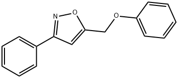 5-(PHENOXYMETHYL)-3-PHENYLISOXAZOLE Struktur