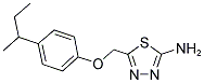 5-(4-SEC-BUTYL-PHENOXYMETHYL)-[1,3,4]THIADIAZOL-2-YLAMINE Struktur