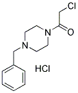 1-(4-BENZYL-PIPERAZIN-1-YL)-2-CHLORO-ETHANONEHYDROCHLORIDE Struktur