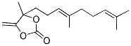 4-(4,8-DIMETHYL-3,7-NONADIENYL)-5-METHYLENE-4-METHYL-1,3-DIOXOLANE-2-ONE Struktur