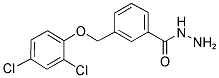 3-(2,4-DICHLORO-PHENOXYMETHYL)-BENZOIC ACID HYDRAZIDE Struktur