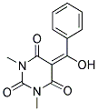 5-[HYDROXY(PHENYL)METHYLENE]-1,3-DIMETHYLPYRIMIDINE-2,4,6(1H,3H,5H)-TRIONE Struktur