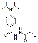 N'-(2-CHLOROACETYL)-4-(2,5-DIMETHYL-1H-PYRROL-1-YL)BENZOHYDRAZIDE Struktur