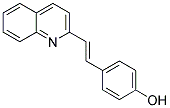 4-[(E)-2-QUINOLIN-2-YLVINYL]PHENOL Struktur