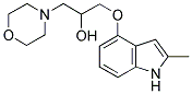 1-[(2-METHYL-1H-INDOL-4-YL)OXY]-3-MORPHOLINO-2-PROPANOL Struktur