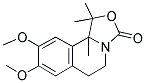 8,9-DIMETHOXY-1,1,10B-TRIMETHYL-1,5,6,10B-TETRAHYDRO[1,3]OXAZOLO[4,3-A]ISOQUINOLIN-3-ONE Struktur