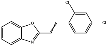 2-(2,4-DICHLOROSTYRYL)-1,3-BENZOXAZOLE Struktur