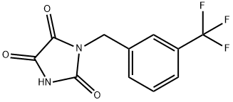 1-[3-(TRIFLUOROMETHYL)BENZYL]-1H-IMIDAZOLE-2,4,5(3H)-TRIONE Struktur