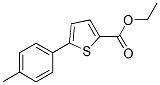 ETHYL 5-P-TOLYLTHIOPHENE-2-CARBOXYLATE Struktur