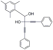 1-MESITYL-4-PHENYL-2-(PHENYLETHYNYL)BUT-3-YNE-1,2-DIOL Struktur