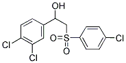 2-[(4-CHLOROPHENYL)SULFONYL]-1-(3,4-DICHLOROPHENYL)-1-ETHANOL Struktur