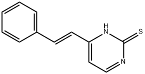 4-STYRYL-2-PYRIMIDINETHIOL Struktur