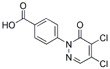 4-(4,5-DICHLORO-6-OXOPYRIDAZIN-1(6H)-YL)BENZOIC ACID Struktur