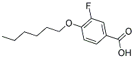 3-FLUORO-4-HEXYLOXYBENZOIC ACID Struktur