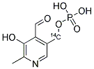 PYRIDOXAL 5-PHOSPHATE, [14C] Struktur