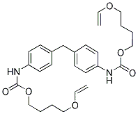 BIS[4-(VINYLOXY)BUTYL] (METHYLENEDI-4,1-PHENYLENE)BISCARBAMATE Struktur