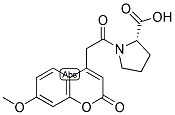 7-METHOXYCOUMARIN-4-ACETYL-L-PROLINE Struktur