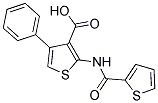 4-PHENYL-2-[(THIEN-2-YLCARBONYL)AMINO]THIOPHENE-3-CARBOXYLIC ACID Struktur