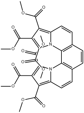 HEXAMETHYL DIPYRROLO[1,2-A:2,1-K][1,10]PHENANTHROLINE-7,8,9,12,13,14-HEXACARBOXYLATE Struktur