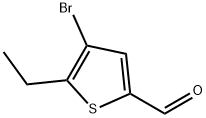 4-BROMO-5-ETHYL-THIOPHENE-2-CARBALDEHYDE Struktur