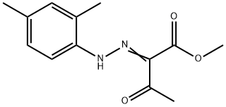 METHYL 2-[(Z)-2-(2,4-DIMETHYLPHENYL)HYDRAZONO]-3-OXOBUTANOATE Struktur