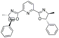 [4S-[2(4R,5R),4ALPHA,5BETA]]-2,6-BIS(4,5-DIHYDRO-4-METHYL-5-PHENYL-2-OXAZOLYL)PYRIDINE Struktur