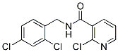 2-CHLORO-N-(2,4-DICHLOROBENZYL)NICOTINAMIDE Struktur