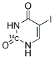 5-IODOURACIL, [2-14C]- Struktur