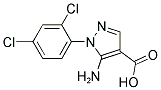 5-AMINO-1-(2,4-DICHLOROPHENYL)-1H-PYRAZOLE-4-CARBOXYLIC ACID Struktur