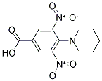 4-(N-PIPERIDINO)-3,5-DINITROBENZOIC ACID Struktur