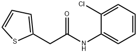 N-(2-CHLOROPHENYL)-2-(2-THIENYL)ETHANAMIDE Struktur