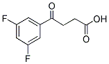 4-(3,5-DIFLUOROPHENYL)-4-OXOBUTYRIC ACID Struktur