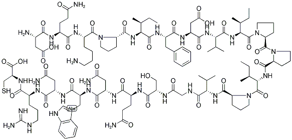 ANTI-GLUCOCORTICOID RECEPTOR NEUTRALIZING PEPTIDE (346-367) Struktur