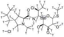 CLINDAMYCIN HYDROCHLORIDE, [3H]- Struktur