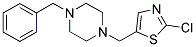 1-BENZYL-4-[(2-CHLORO-1,3-THIAZOL-5-YL)METHYL]PIPERAZINE Struktur